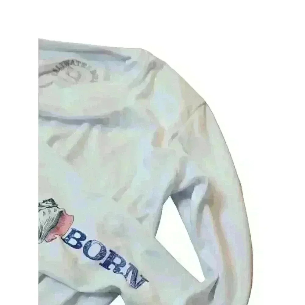 SALTWATER Girls WHITE Swimshirt MERMAID Graphic LOGO Lightweight Stretch size M - Picture 4 of 4